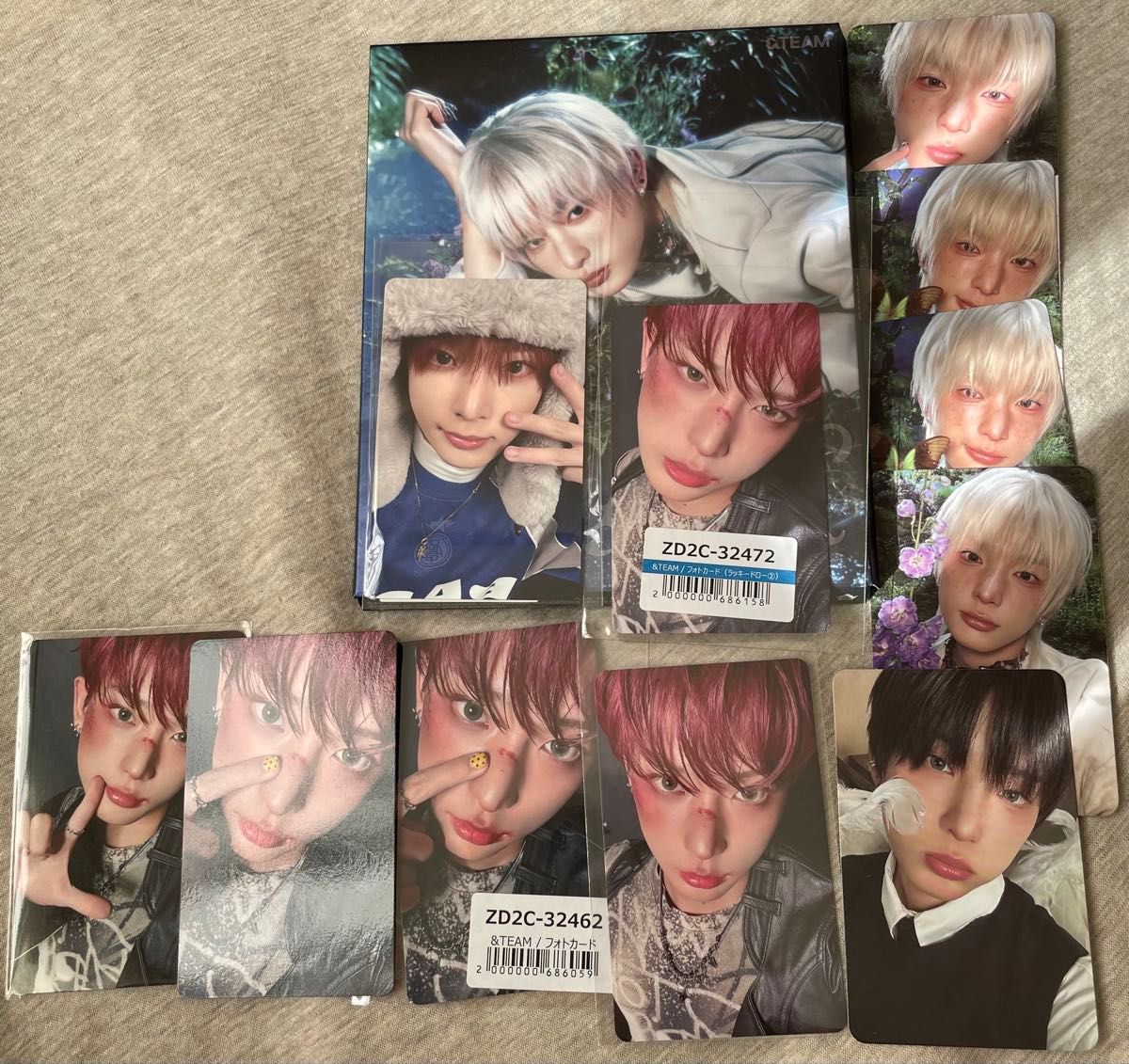 &TEAM Back to life ソロ盤 トレカセット ハルア HARUA