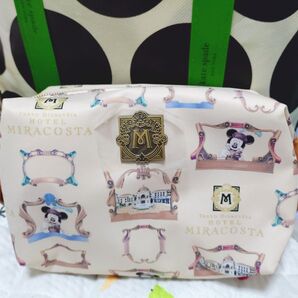 ディズニーミラコスタ 宿泊者限定 ポーチ 未使用 ミッキー 未使用 ディズニーシー 化粧ポーチ