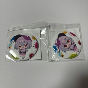 グリッドマン ドリンクガールくじ E賞 缶バッジ 新条アカネ