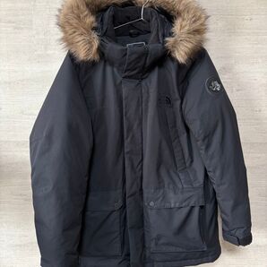 希少 ノースフェイス ダウン ジャケット マックマード ファー付き Lサイズ ブラック THE NORTH FACE
