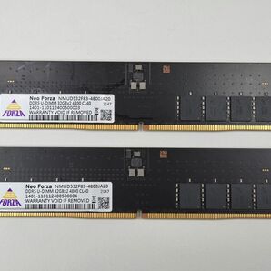 DDR5メモリ 32GB×2枚(64GB) 動作品 DDR5-4800 CL40