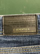 C-SEVENTEEN シーセブンディーン　C17 DENIM REVOLUTION IN EUROPE デニム　ジーンズ　ジーパン　サイズ　27×33_画像4