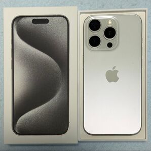 iPhone 15 Pro 512GB ホワイトチタニウム SIMフリー バッテリー87%(出品時)