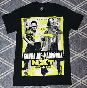 未使用 WWE NXT 2016 日本公演 大阪(エディオンアリーナ) ツアーTシャツ(アメリカンSサイズ)