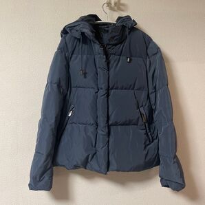 add ブルーグレー ダウンジャケット 40サイズ ダウン95% フェザー5%
