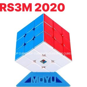 ルービックキューブMOYU RS3M 2020 ステッカーレス スピードキューブ立体パズル磁石搭載 知育玩具 競技用 脳トレ