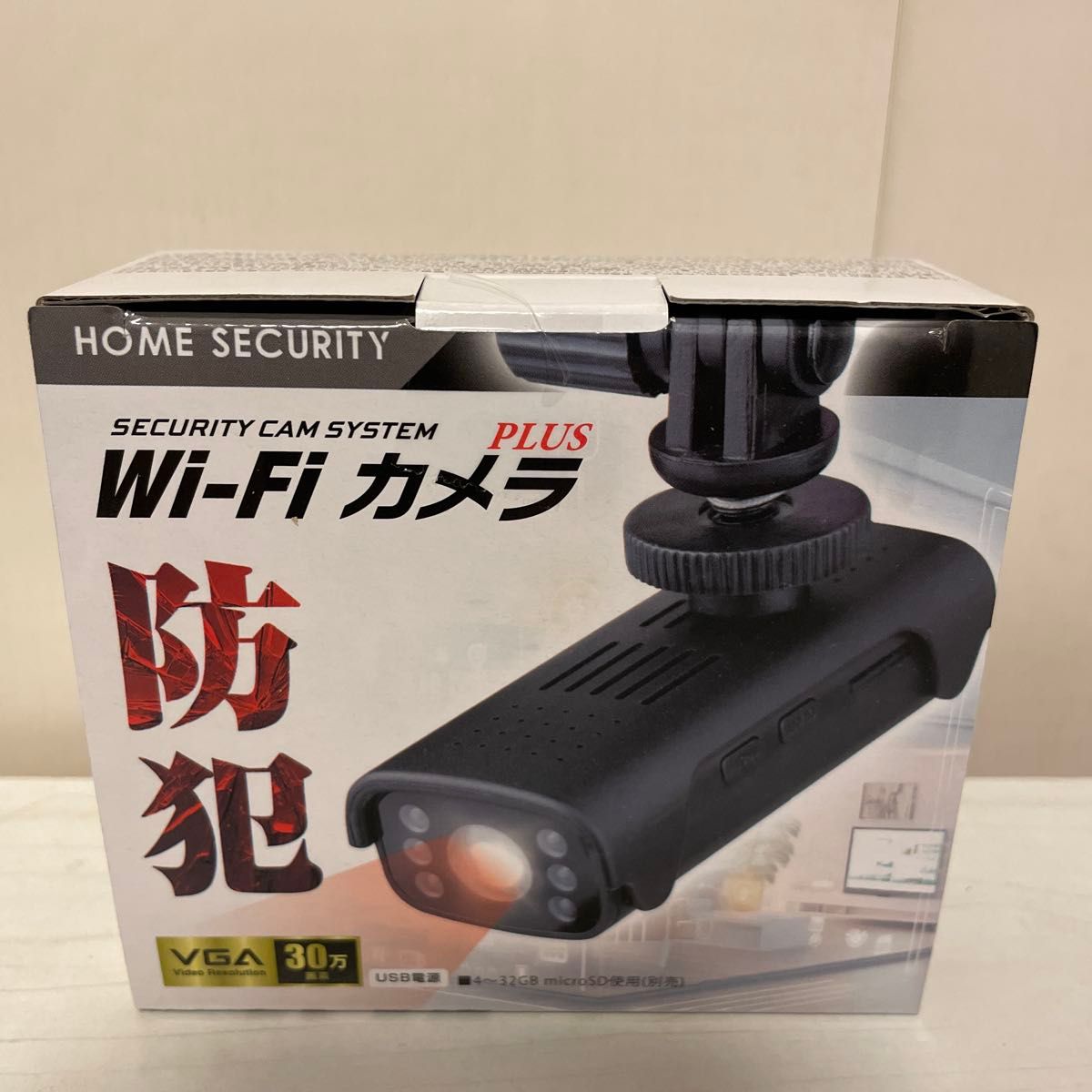 HOME SECURITY Wi-Fi カメラ 防犯 VGA 30万画素 USB電源