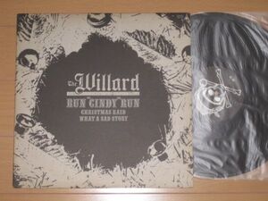 The Willard - Run Cindy Run/Christmas Raid/What A Sad Story/ウイラード/パンク/T98-104/国内盤3曲入り12インチ・レコード