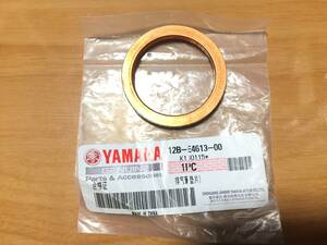 【新品】ヤマハ純正 YBR250 マフラーガスケット 12B-E4613-00　/検索用 マフラーパッキン　　