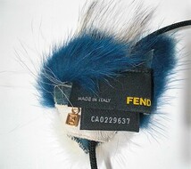 FENDI フェンディ レディース・ ファー付カチューシャ・USED良品・本物です_画像4