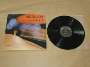 US盤★Live! Vol.1 / アート・ブレイキー（Art Blakey And The Jazz Messengers） / LP