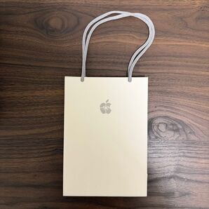 【新品】Apple Store ショッパーバッグ 限定ギフトロゴ|ホワイト|1枚|正規品【即日発送】紙袋