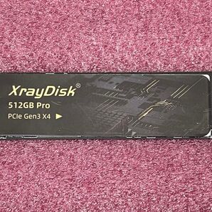【1時間】XrayDisk Pro SSD 512GB M.2 2280 NVMe PCle 高速モデル【Windows10】