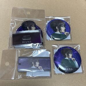 進撃の巨人 戦う背中ver.オンラインくじ ハンジ 描き下ろし アクリルスタンド 缶バッジ アクリルキータグ