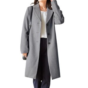 Mサイズ JEUDE JUNKO デザイナーチェスターコート グレー