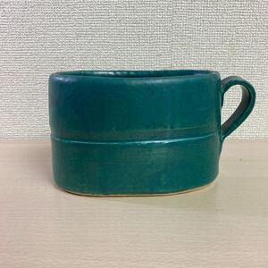 ▲イングリッシュガーデン 陶器製 グリーン 鉢