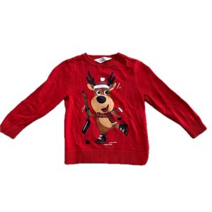 【値下げしました】子供服キッズ クリスマス 赤 レッド セーター トレーナー H&M