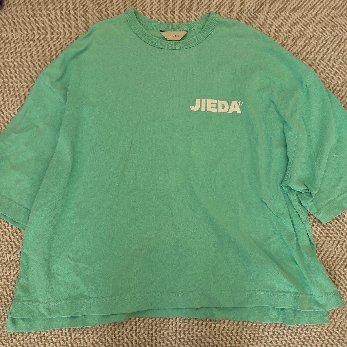 JIEDA × FRUIT OF THE LOOM Tシャツ モンキータイム 古着 グリーン