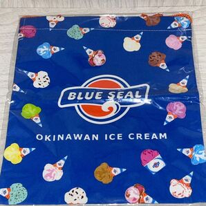 沖縄 ブルーシール 巾着