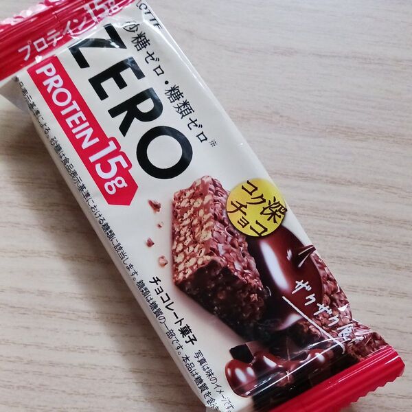 LOTTE プロテインバー 砂糖ゼロ糖質ゼロ【ZERO】コク深チョコ