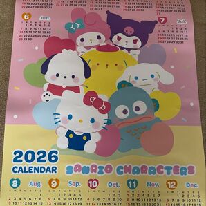 2026年 サンリオキャラクター カレンダー