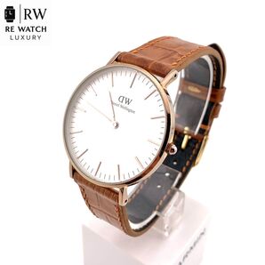 7-3766 Daniel Wellington B7 腕時計 DW ブラウン ゴールド
