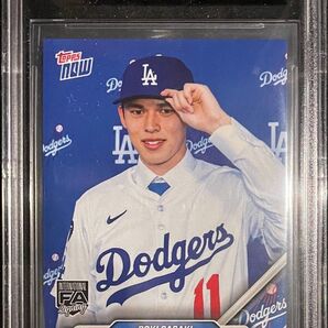 2024 Topps Now Roki Sasaki 佐々木朗希 (/24219) BGS10 RC Dodgers ドジャース