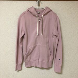 Champion ジップパーカー ピンク