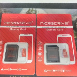 MICRODRIVE メモリーカード 64GB Class10 SDアダプター付き 2個セット
