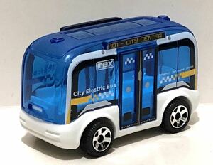 レア ラスト 2020 MBX Self Driving Bus マッチボックス セルフ ドライビング バス オート コミューター Abe Lugo エイブ ルーゴ Blue 絶版
