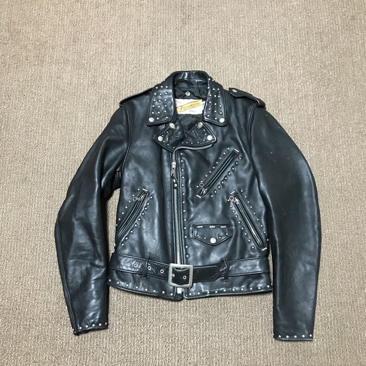 Sサイズ supreme schott leather work jacket シュプリーム ショット