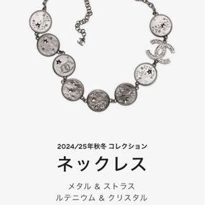 CHANEL ネックレス ビジュ付きコイン CCロゴ シャネル ロングわ