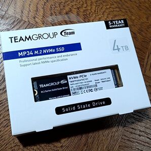 Team M.2 SSD4TB PCIe Gen3.0 DRAMキャッシュ搭載 MP34 Gen3x4 TLC 2280 NVMe