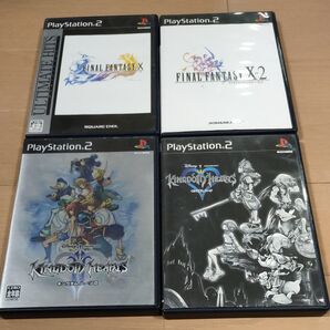 スクウェア・エニックスソフト 4本セット PS2 キングダムハーツ ファイナルファンタジー