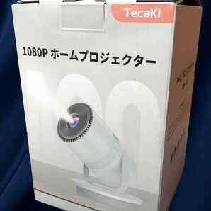 家庭用プロジェクター AndroidTV APP利用可能 270° 小型 1080P 4K対応 18000LM スピーカー内蔵