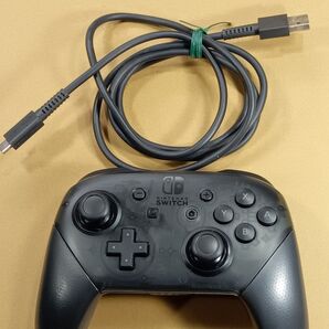 Nintendo Switch プロコン Proコントローラー ワイヤレスコントローラ 中古美品 完動品 タイプCケーブル付