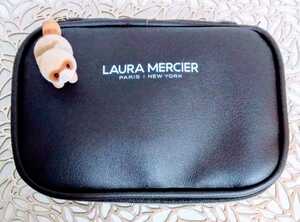 即決！ 新品 非売品 LAURA MERCIER メイクポーチ 化粧ポーチ ブラシケース 美しい ブラウン