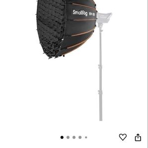 SmallRig FP-90 90cmパラボリック ソフトボックス(Bowensマウント付き)ハニカムグリッド、ディフューザー付き