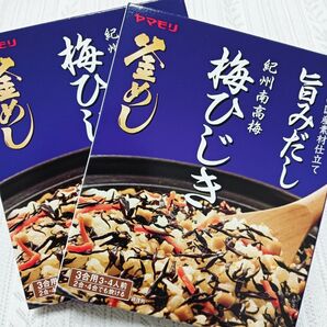 釜めし 炊き込みご飯 紀州南高梅 梅ひじき2箱
