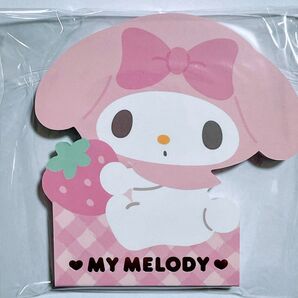 【サンリオ】キャラクター型メモ マイメロディ