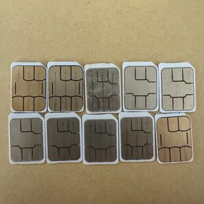 【送料無料】au解約済みSIM20枚セット★即購入歓迎★ nano SIMカード