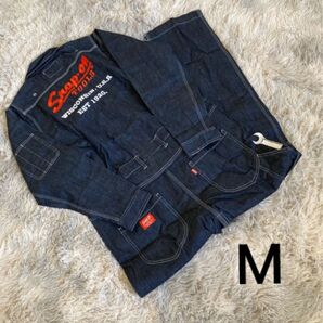 Snap-on スナップオン デニムオーバーオール ツナギ BWL5450DO インディゴ M