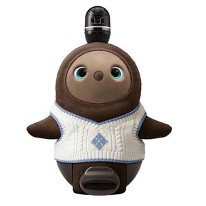 【美品】【現行品】LOVOT ラボット にっとベスト(アーガイル柄:ブルー)