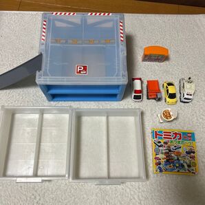 トミカ パーキングケース 24 ミニカー 絵本 まとめ売り 引き出し収納 2段 おもちゃ