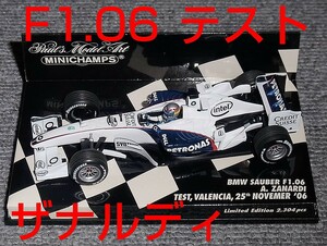 1/43 BMW ザウバー F1.06 ザナルディ テストカー バレンシア 2006 SAUBER