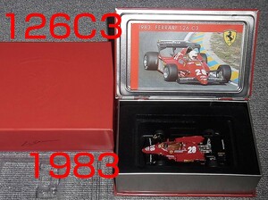 IXO 1/43 フェラーリ 126C3 アルヌー ドイツGP 優勝 1983 FERRARI マテル イクソ　ラ ストーリア SF08/83