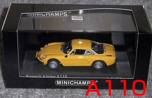 1/43アルピーヌ・ルノーA110 イエロー 1963 ALPINE