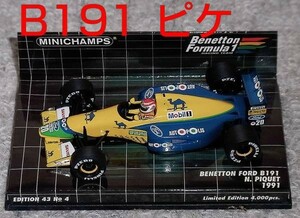 1/43 ベネトン フォード B191 ピケ カナダGP 優勝 1991 BENETTON FORD