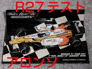 1/43 ルノー R27 アロンソ 5号車 2008 へレス テスト TEST F1 RENAULT