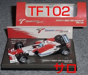 トヨタ別注 1/43 トヨタ TF102 サロ オーストラリア 2002